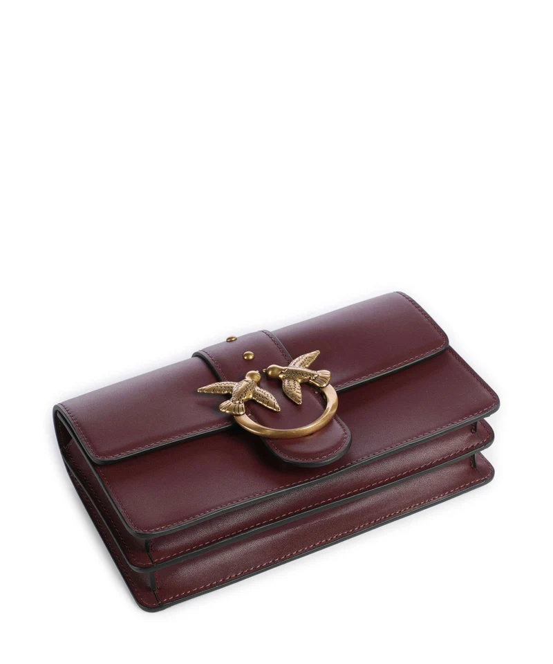 Pinko Love One Mini Umhängetasche ribes intenso/antique gold
