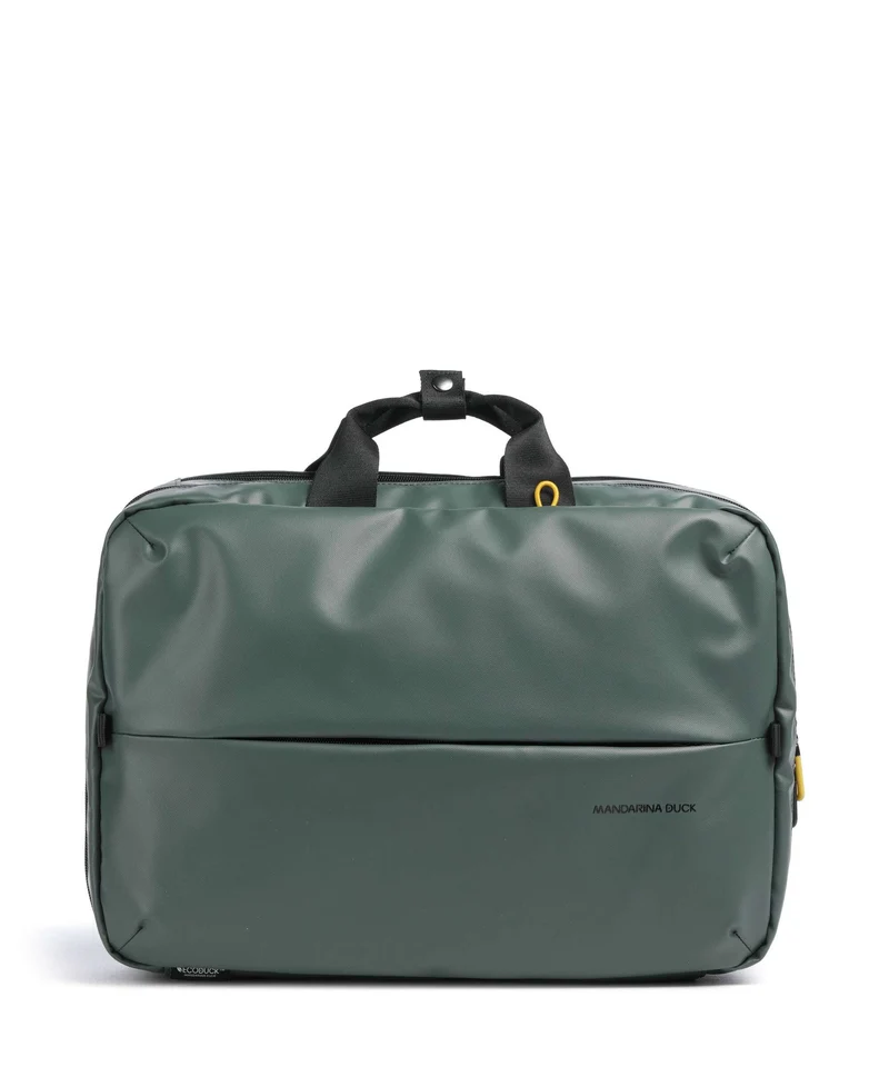 Mandarina Duck Coated Rucksack-Tasche deep green
