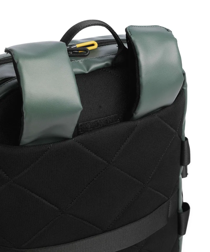 Mandarina Duck Coated Rucksack-Tasche deep green