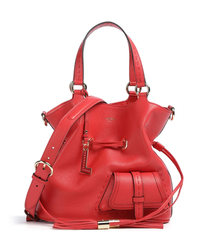 Lancel Premier Flirt M Bucket Handtasche kiss red