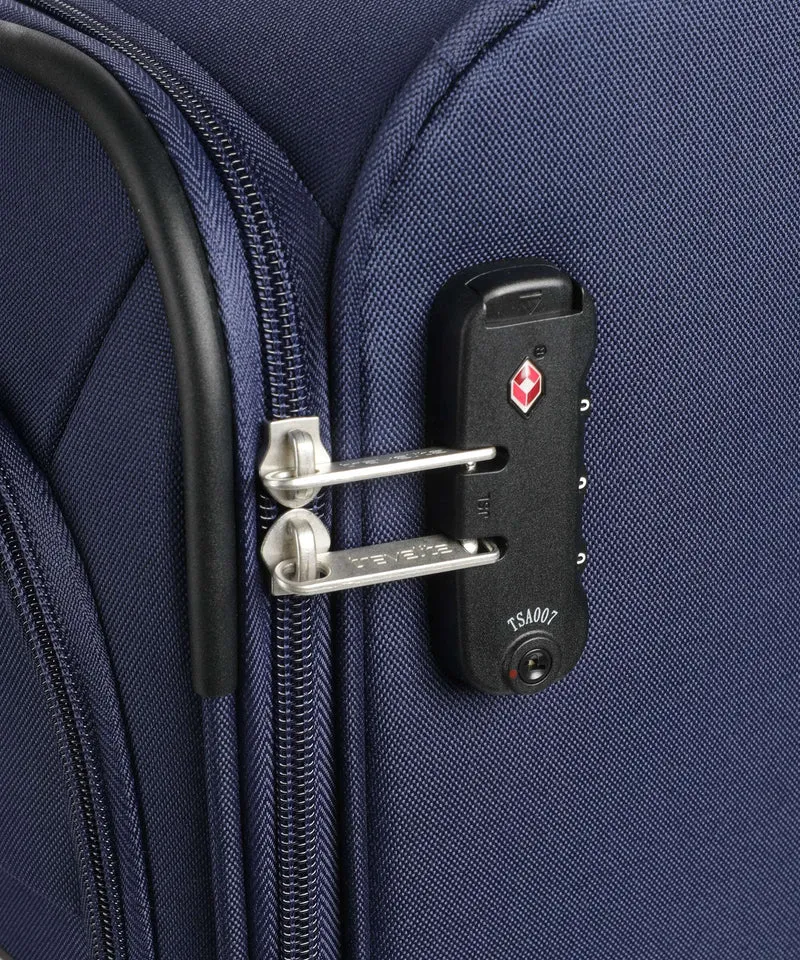 Travelite Priego 4-Rollen Trolley Set navy