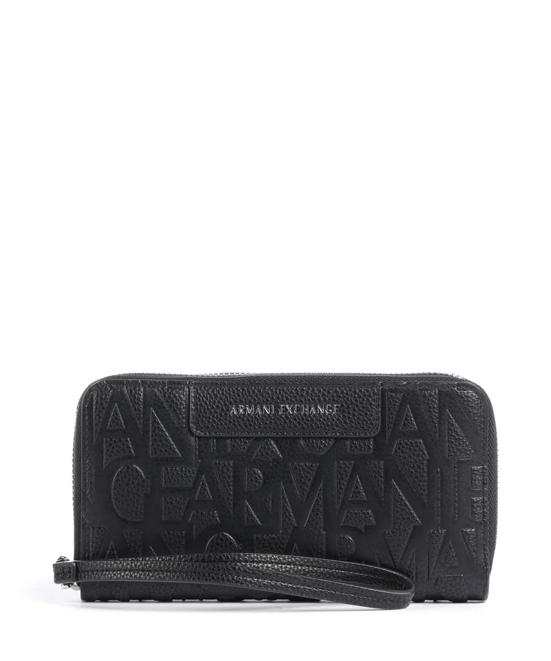 Armani Exchange Liz Monogram Geldbörse black