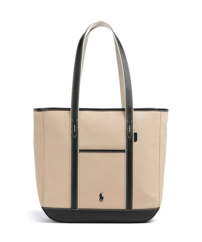 Polo Ralph Lauren Canvas Medium Shopper porcelain/black