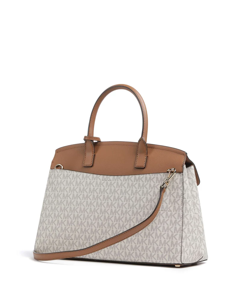 Michael Kors Landry Medium Handtasche vanilla/acorn