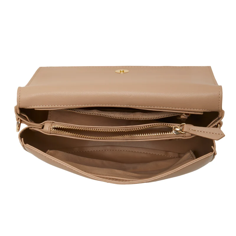 Valentino Bags Bigs Beige Crossbody Bag VBS3XJ02BEIGE