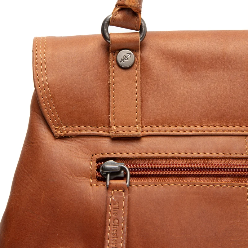 The Chesterfield Brand Angera Leather Cognac Shoulder Bag C48.136431