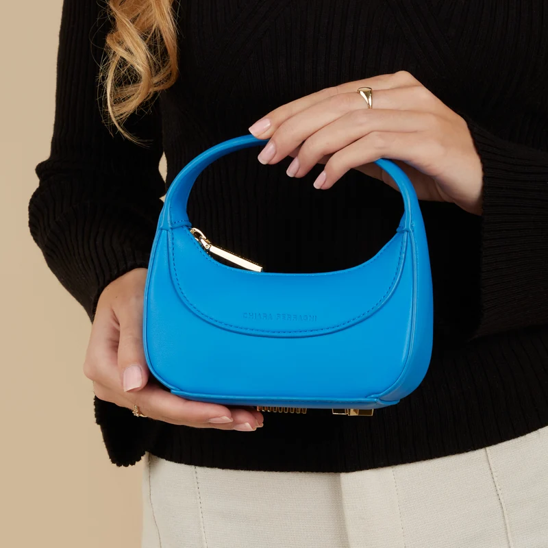 Chiara Ferragni Caia damen Handtasche Blau 75SB4BG3-ZS517-236