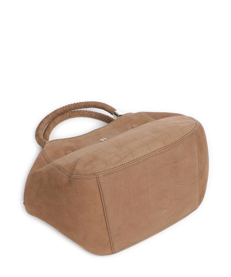 Aigner Carré Soft M Handtasche saddle brown
