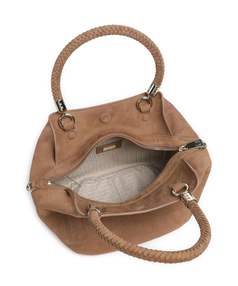 Aigner Carré Soft M Handtasche saddle brown