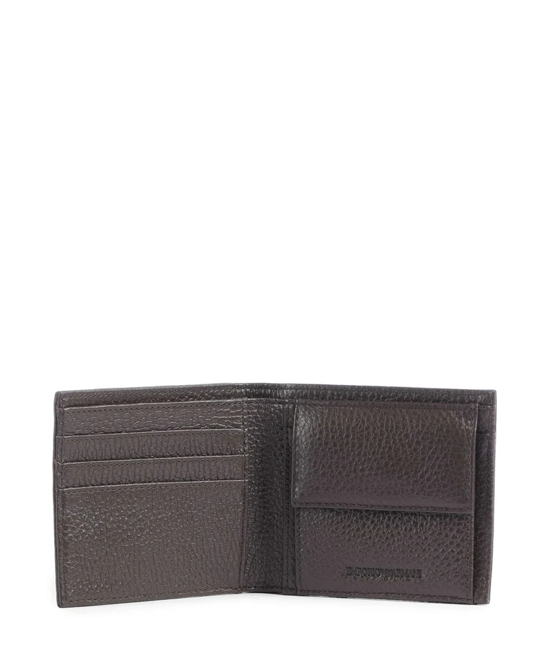 Emporio Armani Business Regenerated Geldbörse black coffee