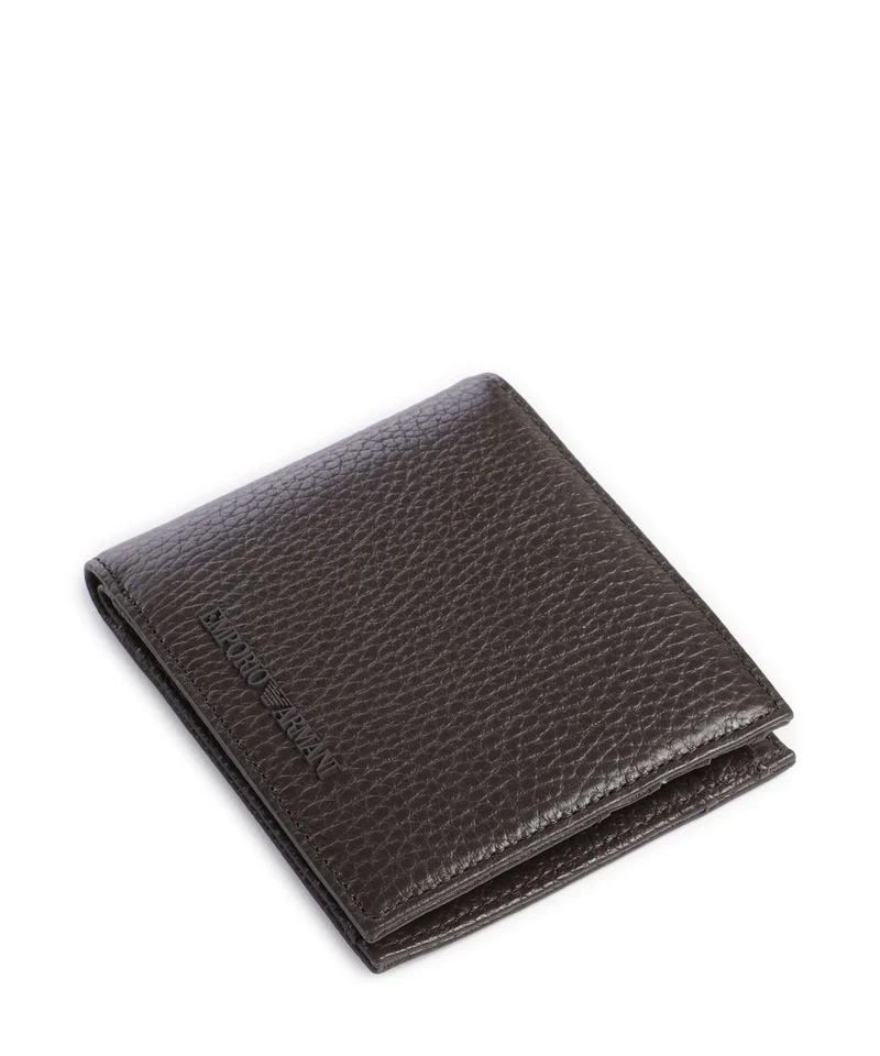 Emporio Armani Business Regenerated Geldbörse black coffee