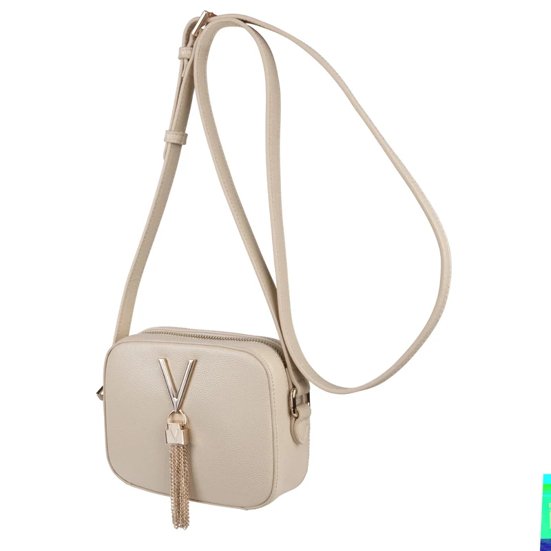 Valentino Bags Divina Beige Crossbody Bag VBS1R409GBEIGE