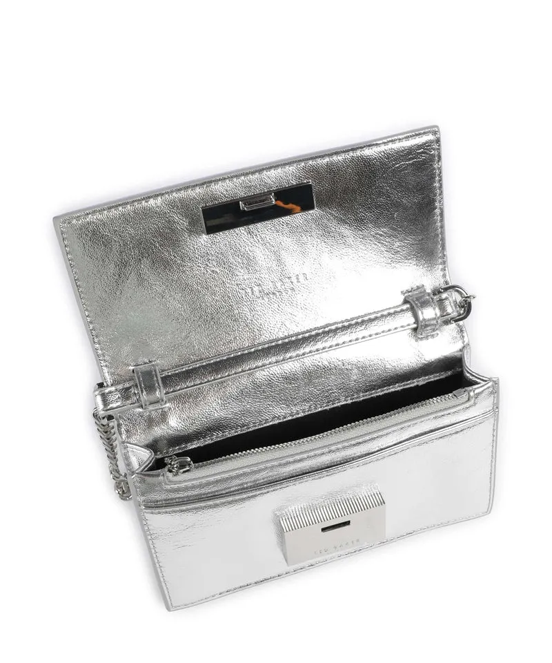 Ted Baker Mahiria Umhängetasche silvercol