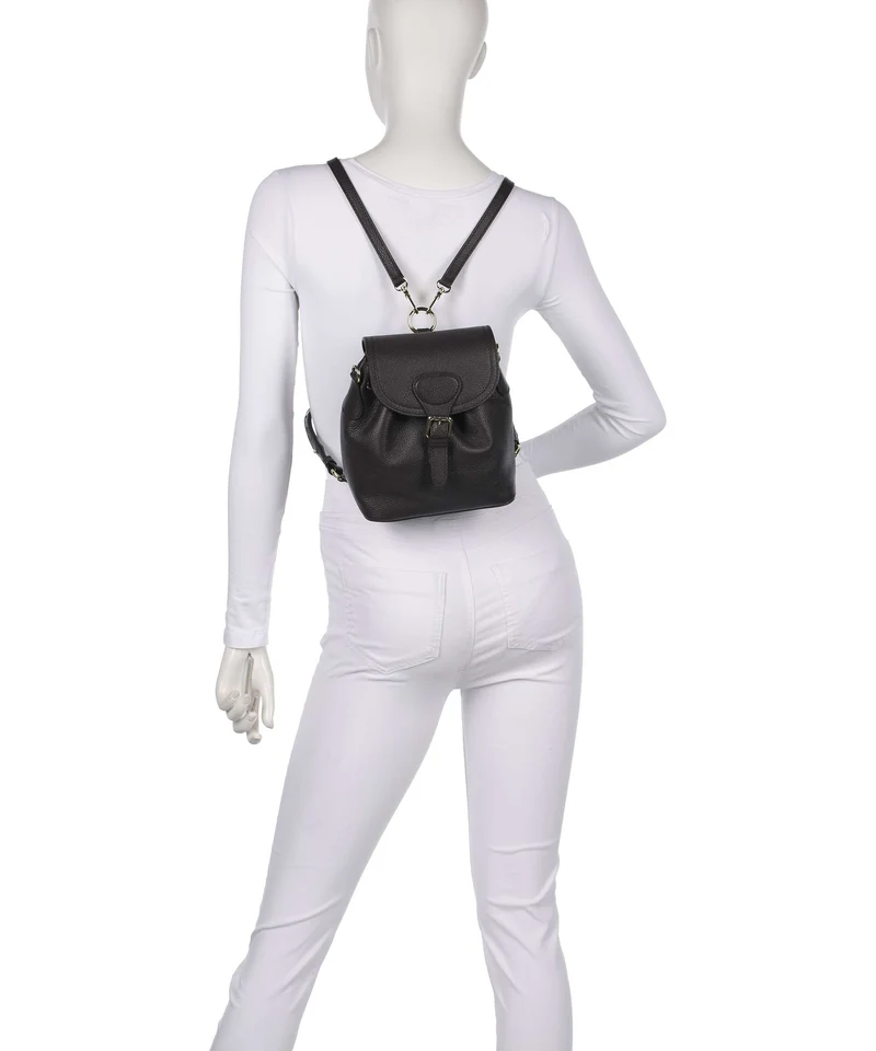 Abro Agave Daily Small Rucksack-Tasche dark brown