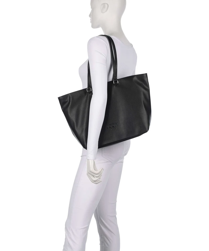 JOOP! Jeans Cuore Lettera Lara Shopper black