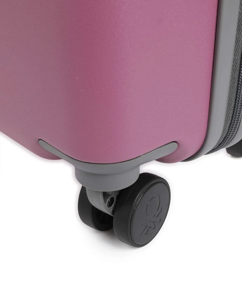 Delsey Paris x United Colors of Benetton UCB Hardside 4-Rollen Trolley pink