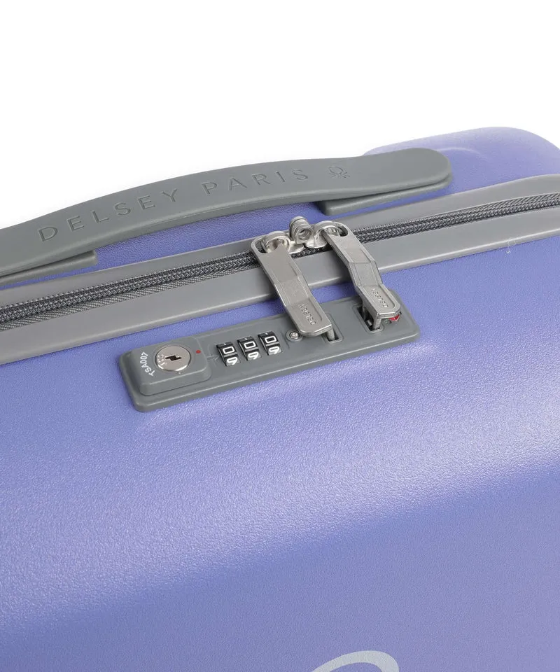 Delsey Paris x United Colors of Benetton UCB Hardside 4-Rollen Trolley purple