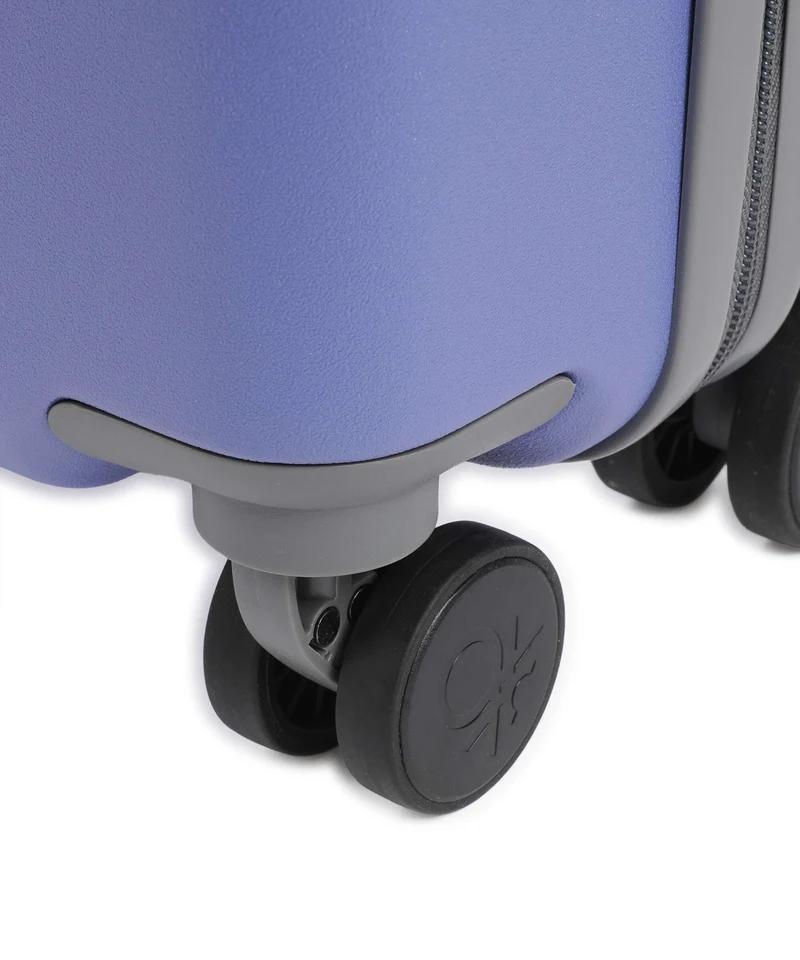 Delsey Paris x United Colors of Benetton UCB Hardside 4-Rollen Trolley purple