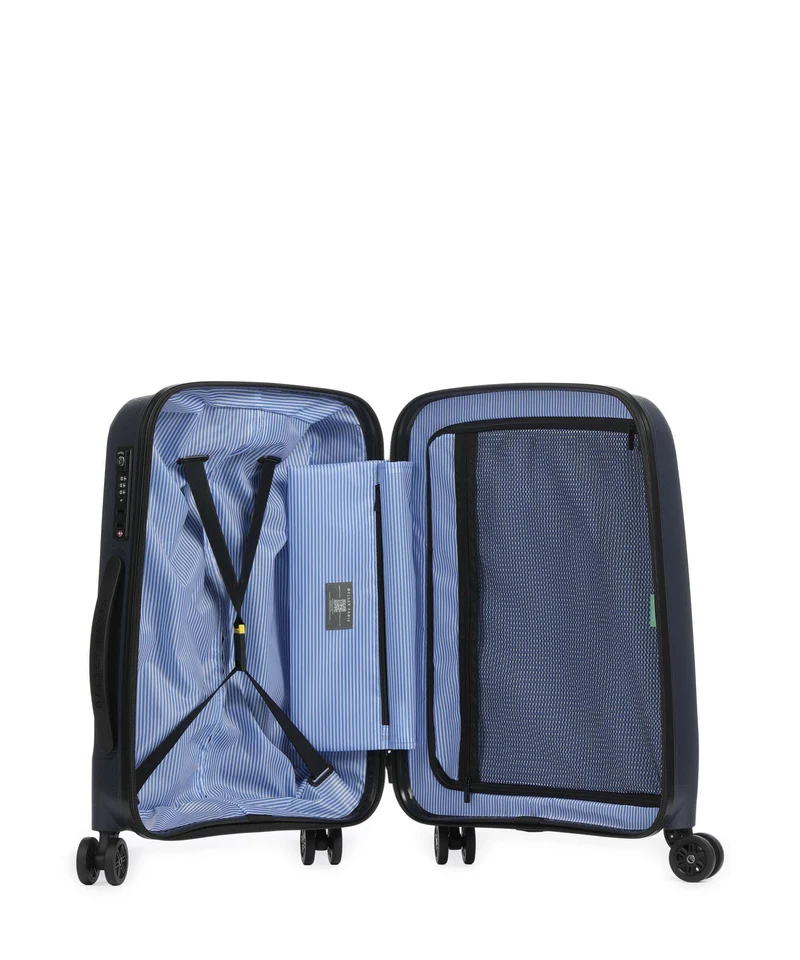 Delsey Paris Belmont Plus 4-Rollen Trolley blue