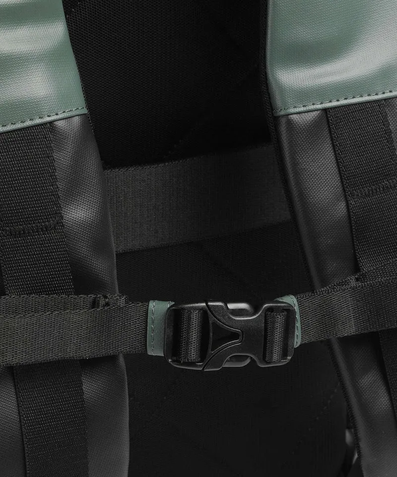 Mandarina Duck Coated Rucksack deep green