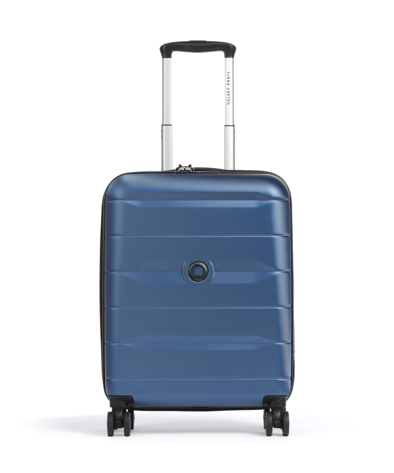 Delsey Paris Comete 4 Slim 4-Rollen Trolley light blue