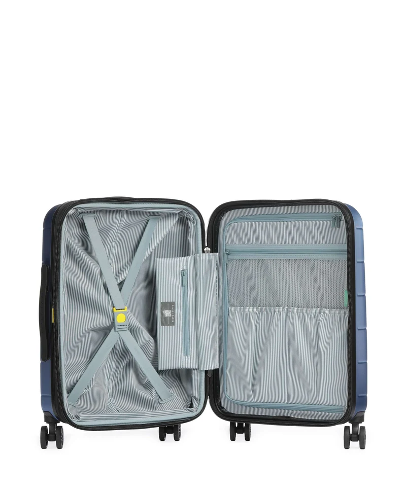 Delsey Paris Comete 4 Slim 4-Rollen Trolley light blue