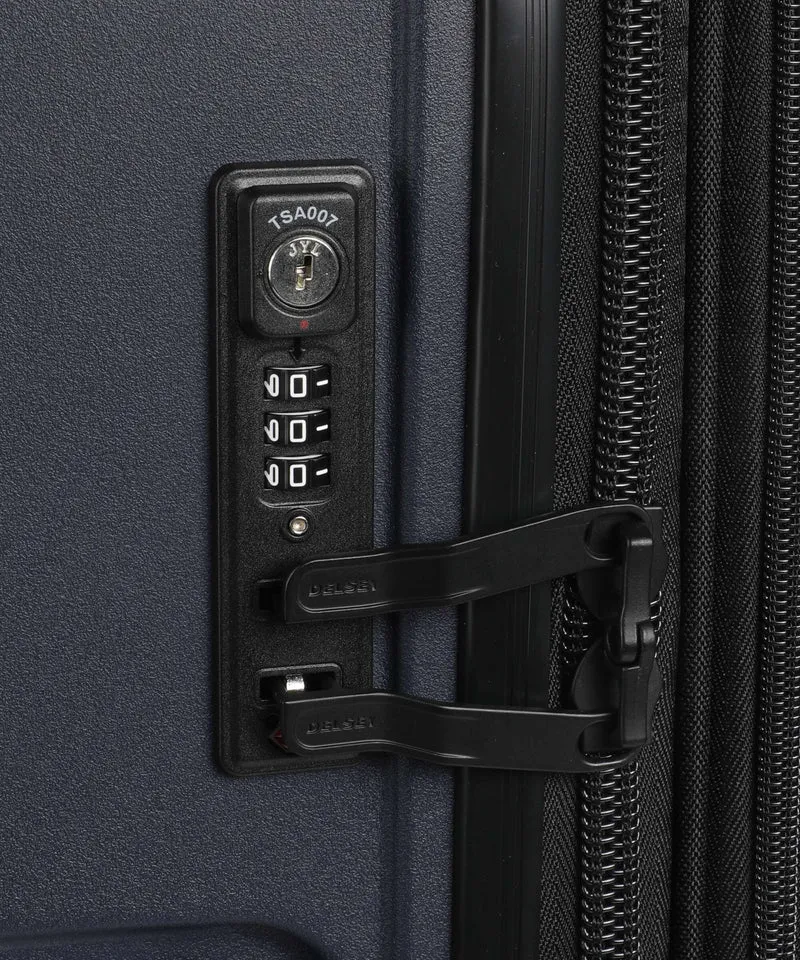 Delsey Paris Belmont Plus 4-Rollen Trolley blue