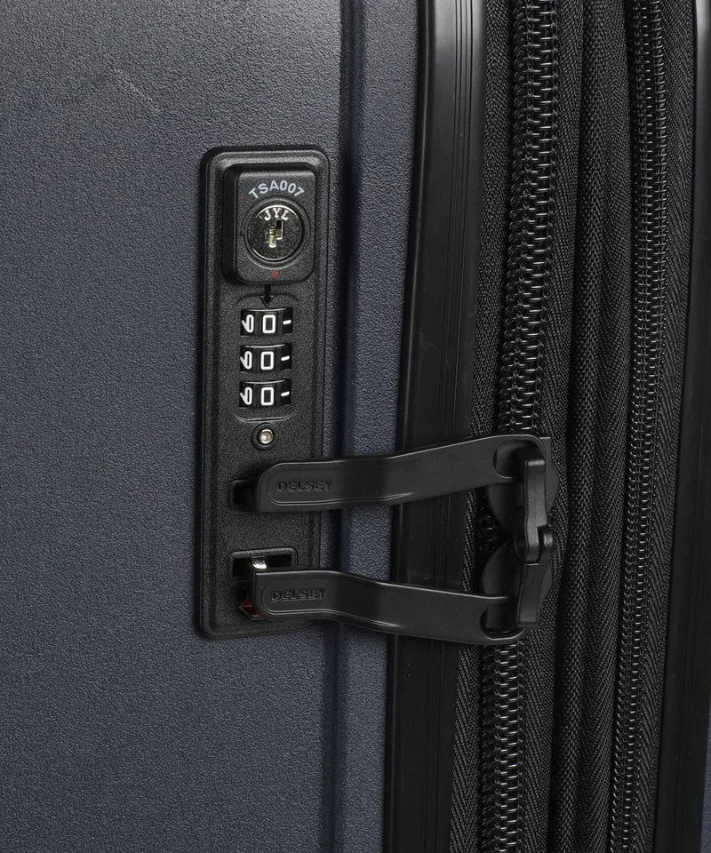 Delsey Paris Belmont Plus 4-Rollen Trolley blue
