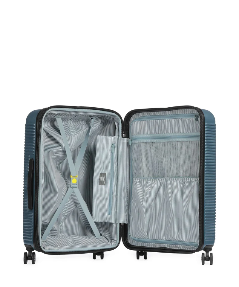 Delsey Paris Freestyle 4-Rollen Trolley blue