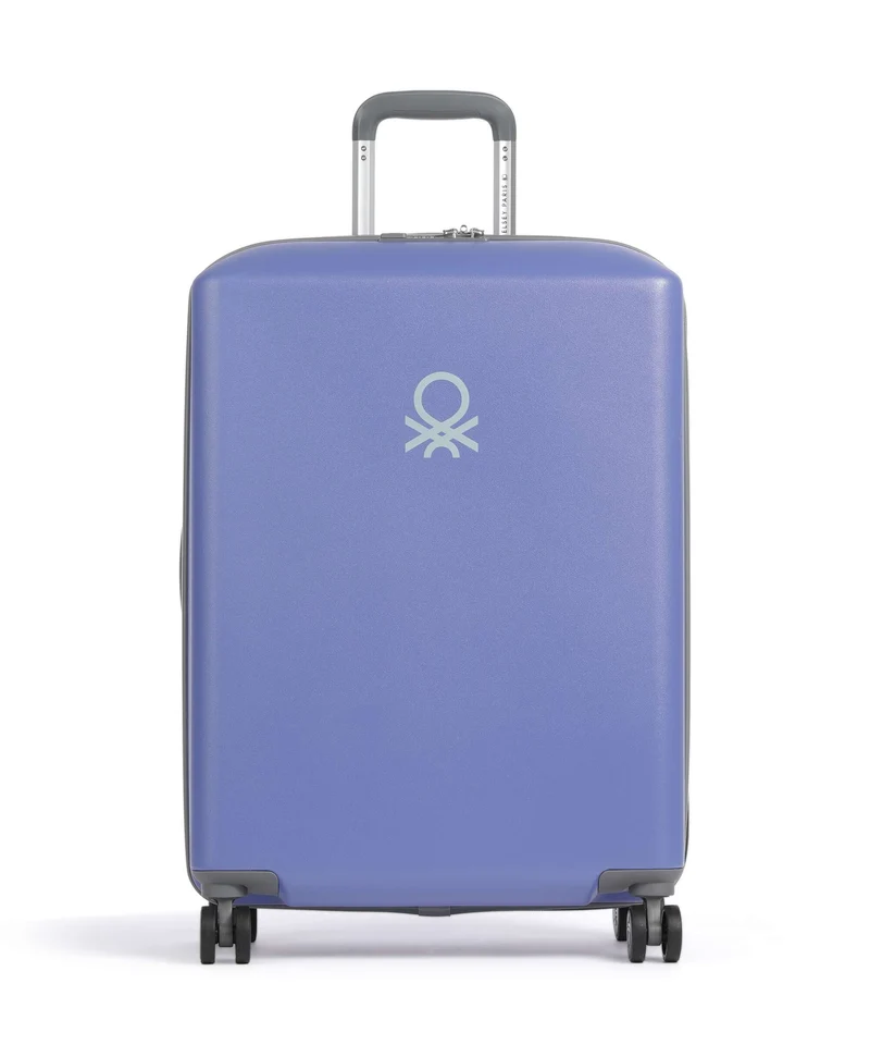 Delsey Paris x United Colors of Benetton UCB Hardside 4-Rollen Trolley purple