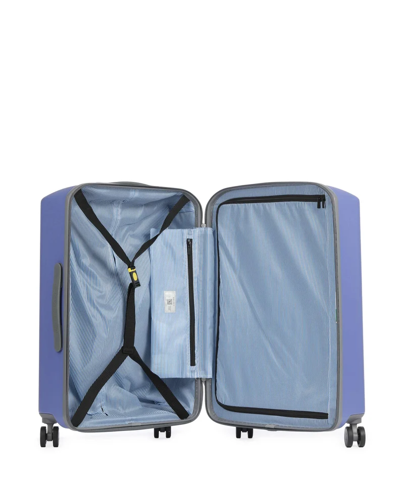 Delsey Paris x United Colors of Benetton UCB Hardside 4-Rollen Trolley purple