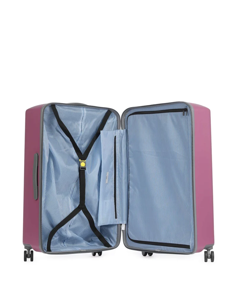 Delsey Paris x United Colors of Benetton UCB Hardside 4-Rollen Trolley pink