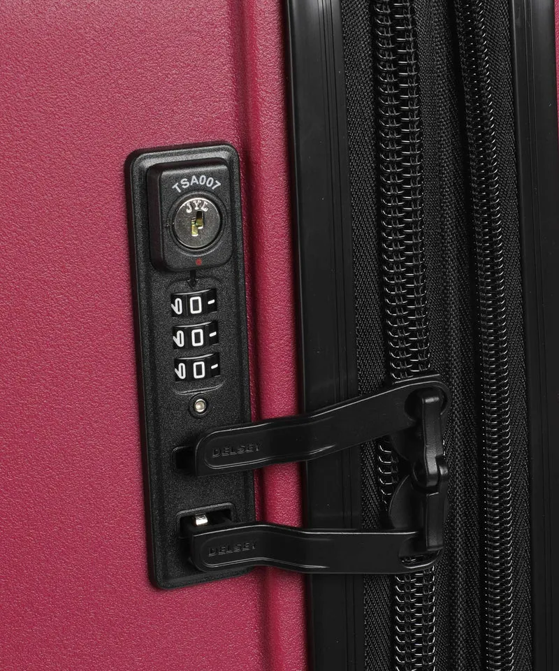 Delsey Paris Belmont Plus 4-Rollen Trolley raspberry