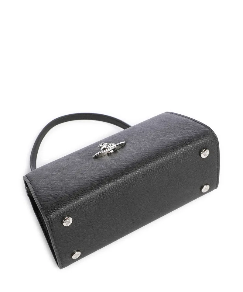 Vivienne Westwood Doll Frame Saffiano XL Handtasche black