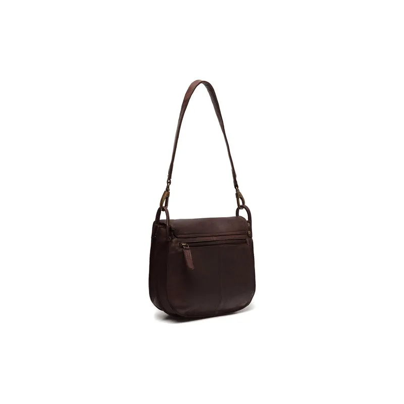 The Chesterfield Brand Wax Pull Up Sumatra Brown Shoulder Bag C48.124001