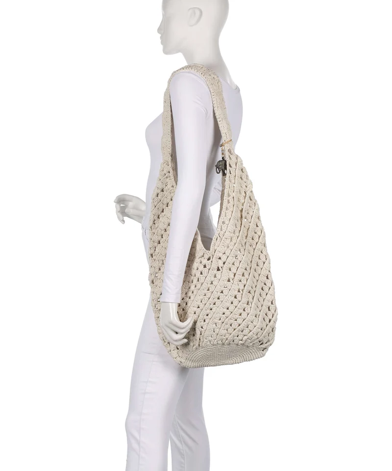 Anokhi Beuteltasche white