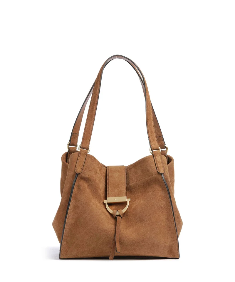 Abro Suede Temi Shopper cuoio