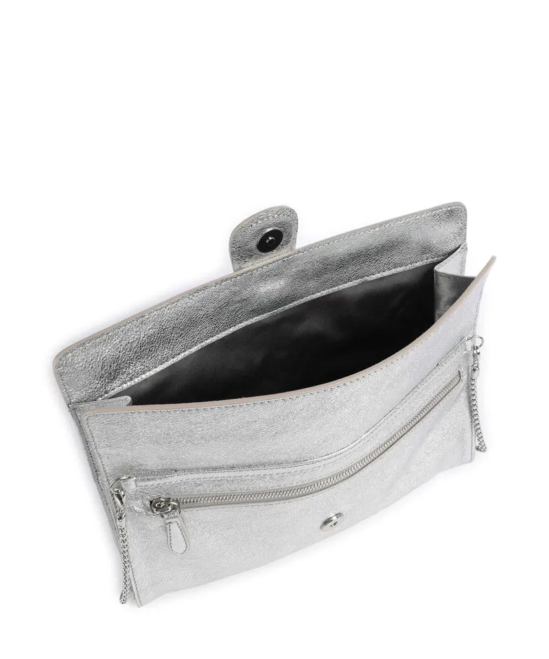 Abro Mimosa Luna Schultertasche silver
