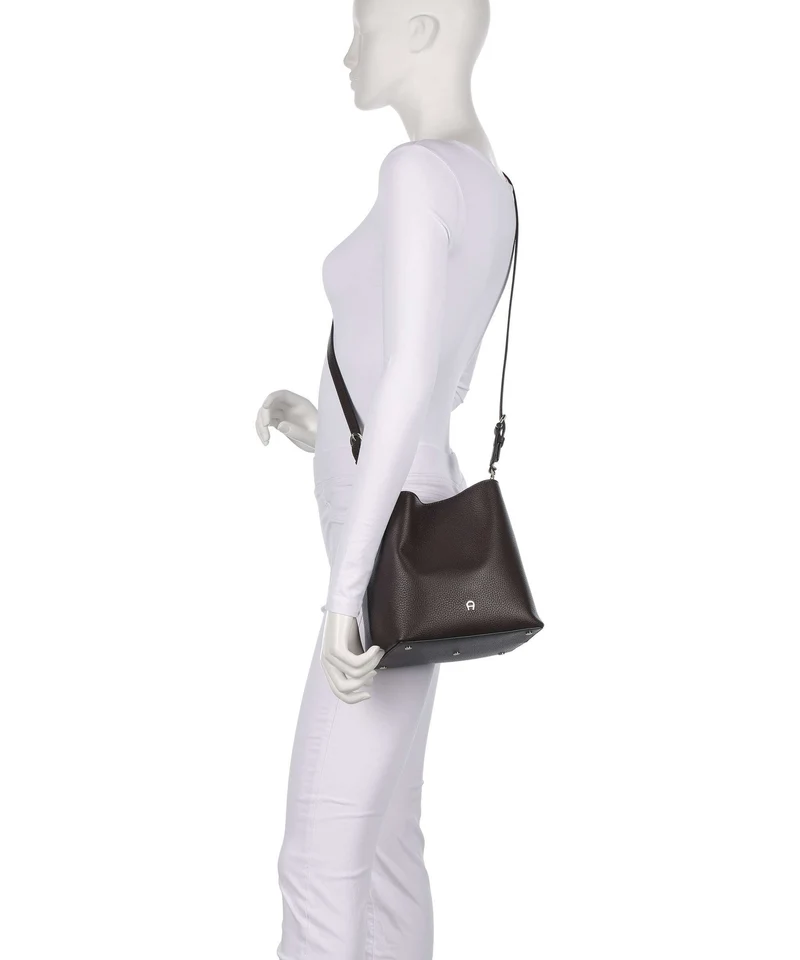 Aigner Delia S Bucket Handtasche soil brown