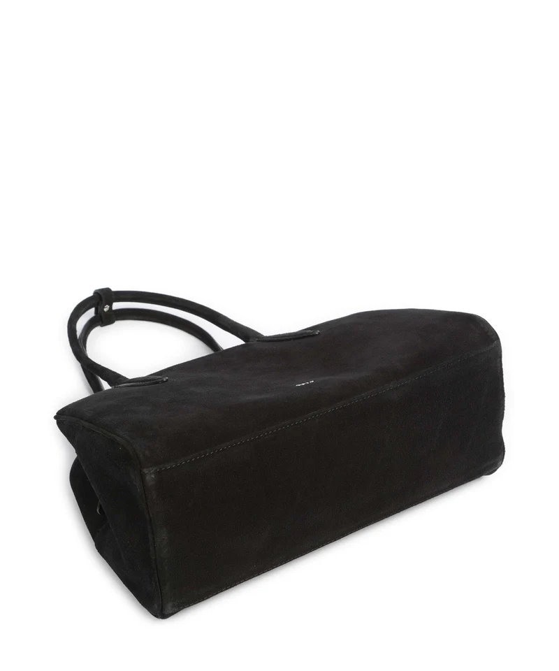 Abro Suede Amara Schultertasche black/nickel