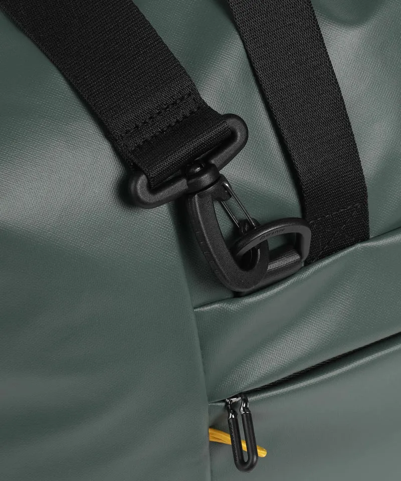 Mandarina Duck Coated Weekender deep green