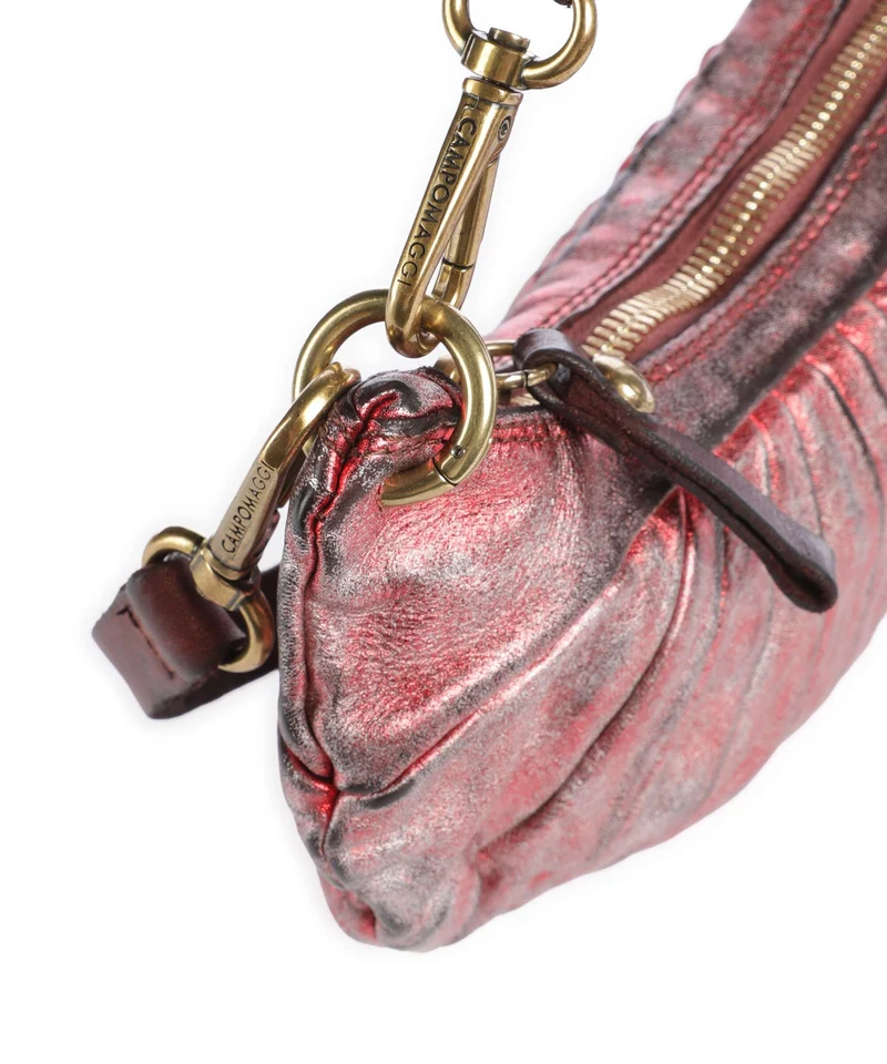 Campomaggi Schultertasche red/wine