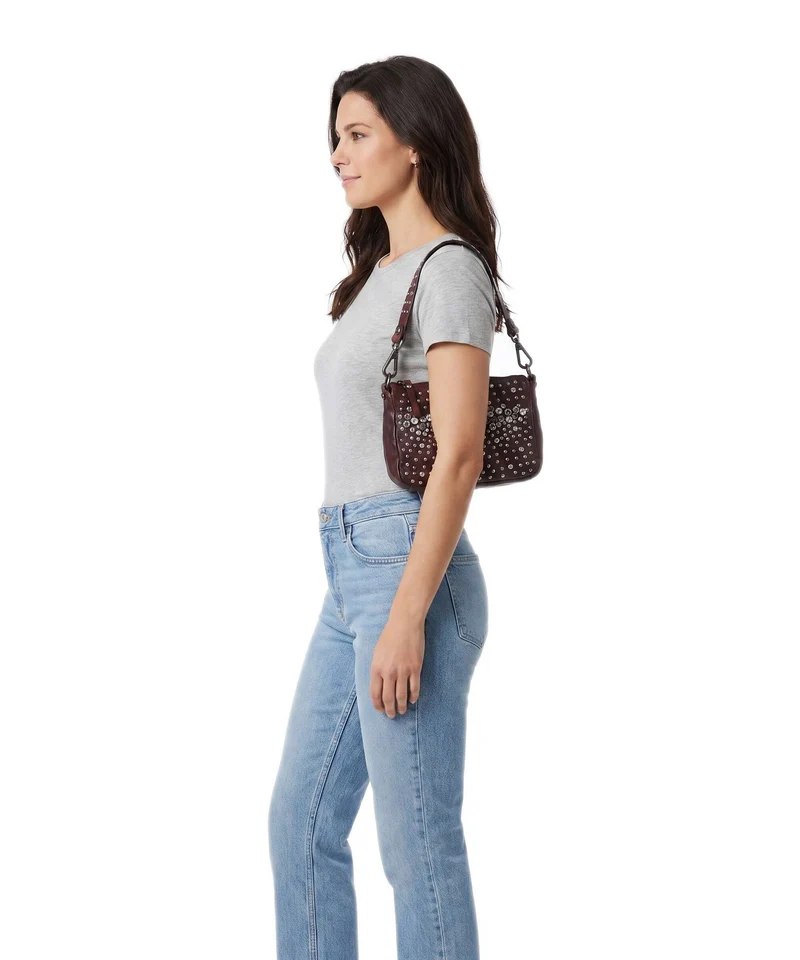 Campomaggi Schultertasche wine