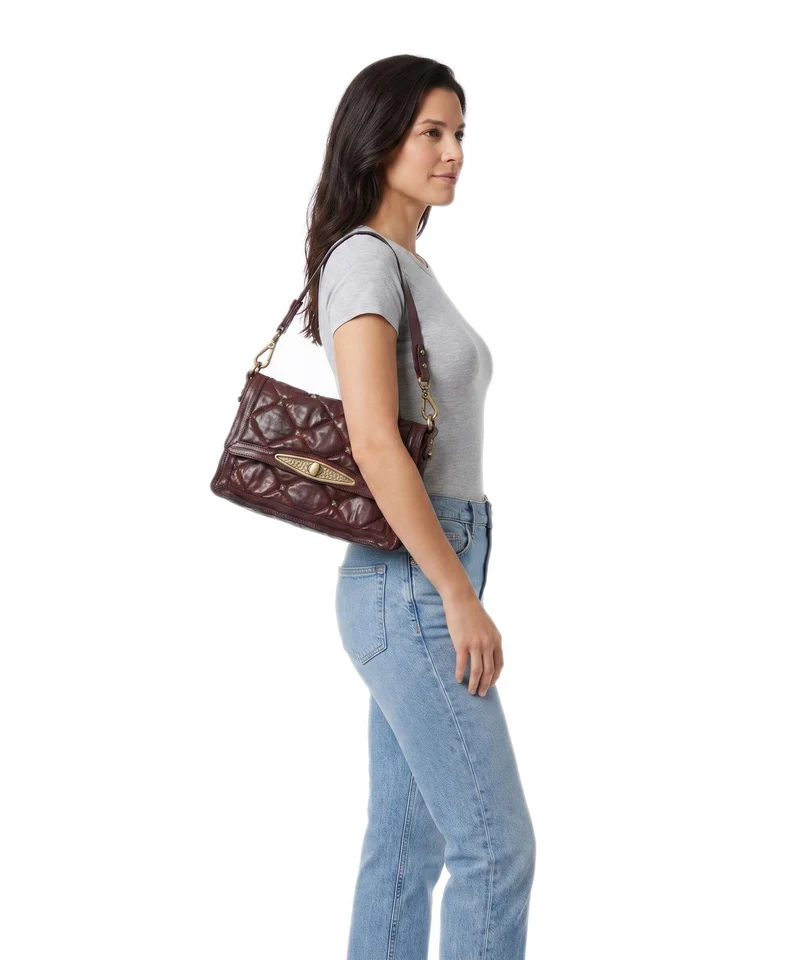 Campomaggi Schultertasche wine