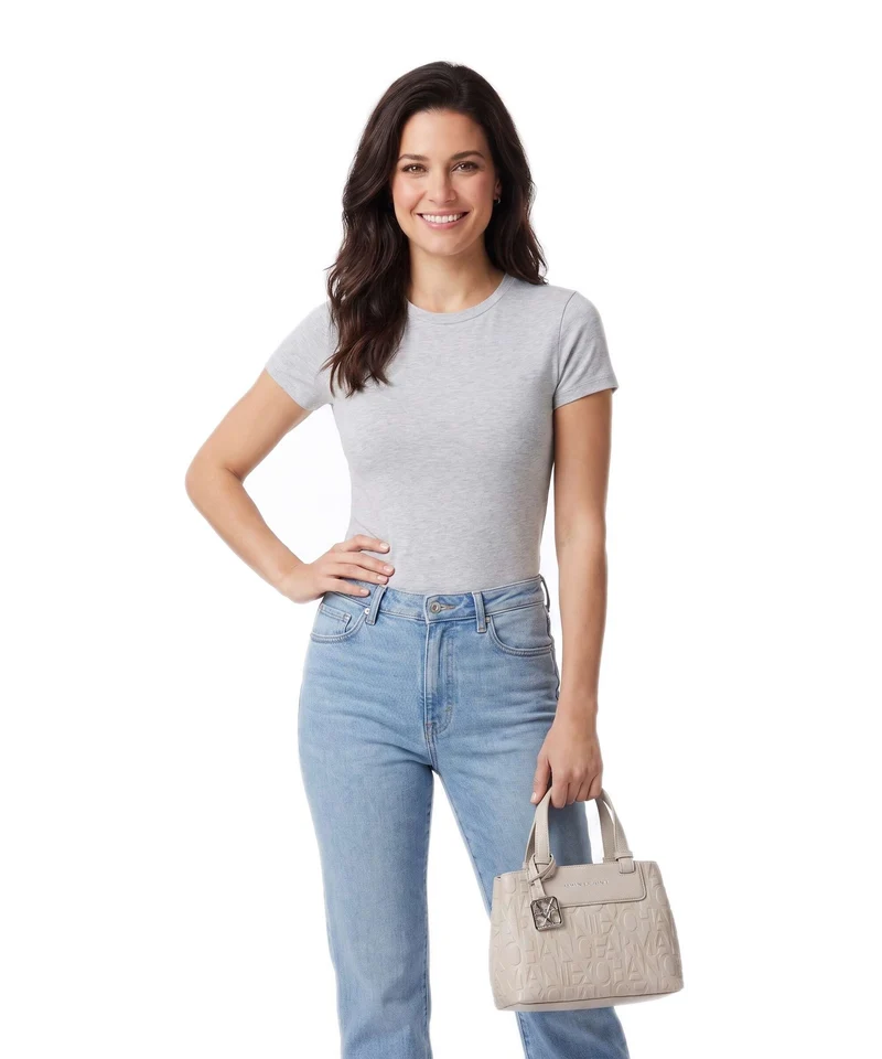 Armani Exchange Liz Monogram S Handtasche script