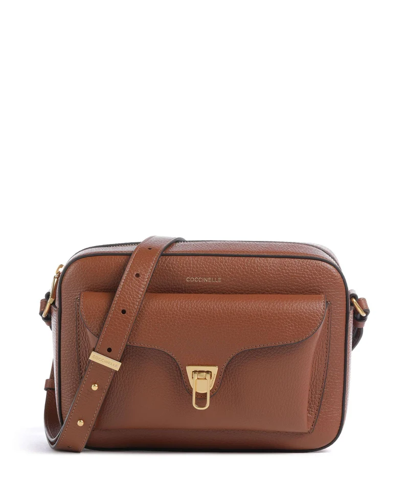 Coccinelle Beat Soft Umhängetasche cognac