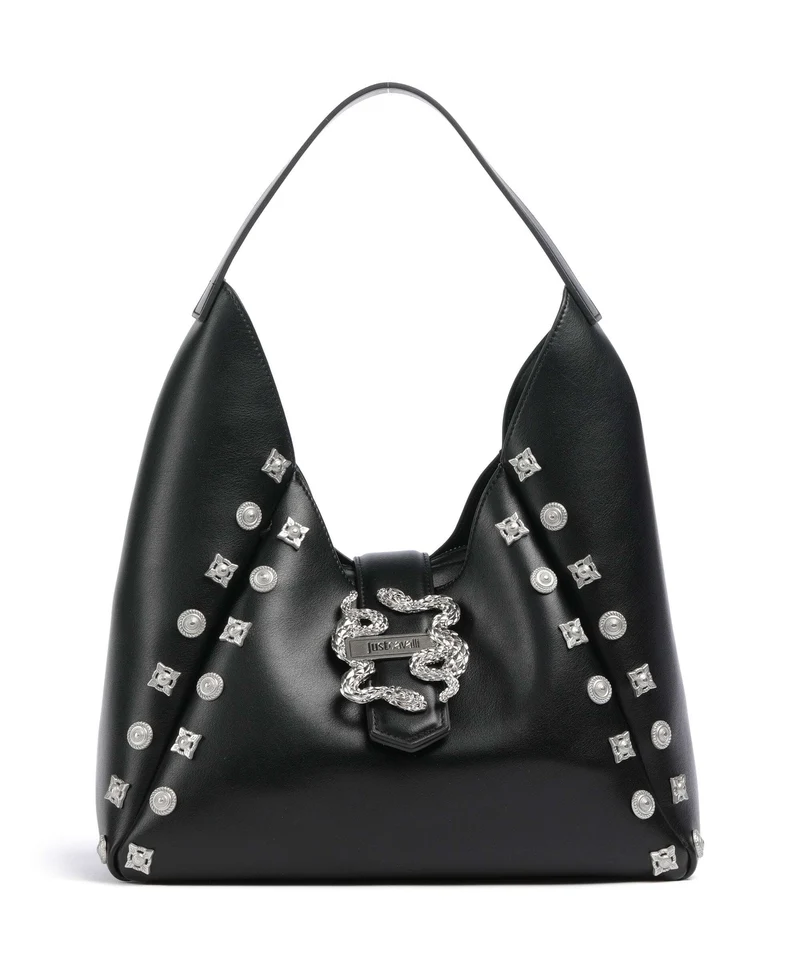 Just Cavalli Iconic Snakes Beuteltasche black