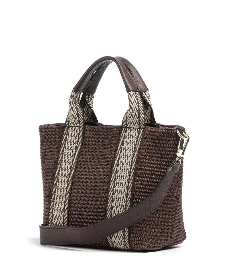 Abro Raffia Kaia Handtasche wood