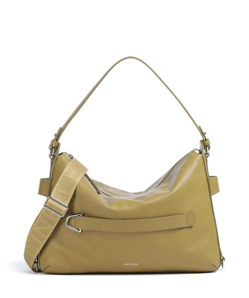Coccinelle Gretel Ribbon Beuteltasche seagrass