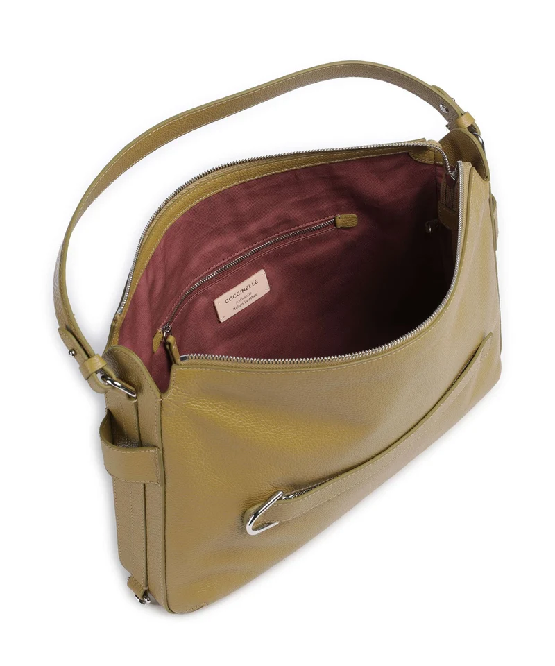 Coccinelle Gretel Ribbon Beuteltasche seagrass